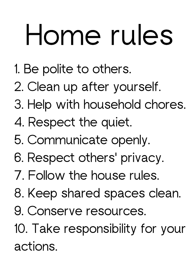 home rules