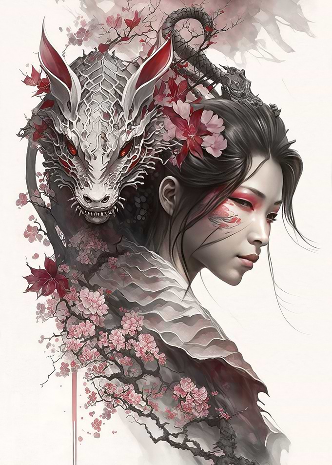 Geisha Dragon