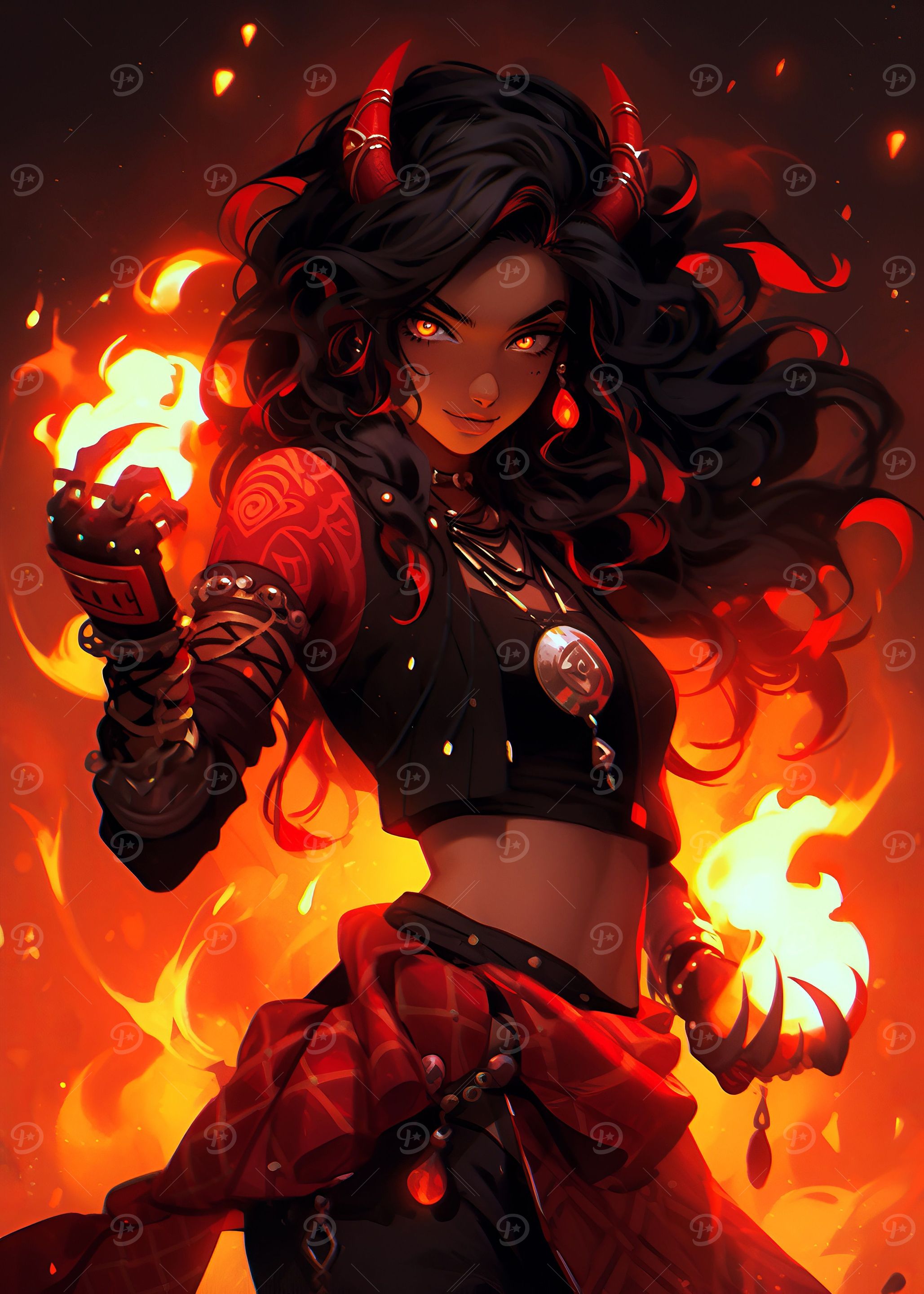 Magic Fire Witch Sorcerer