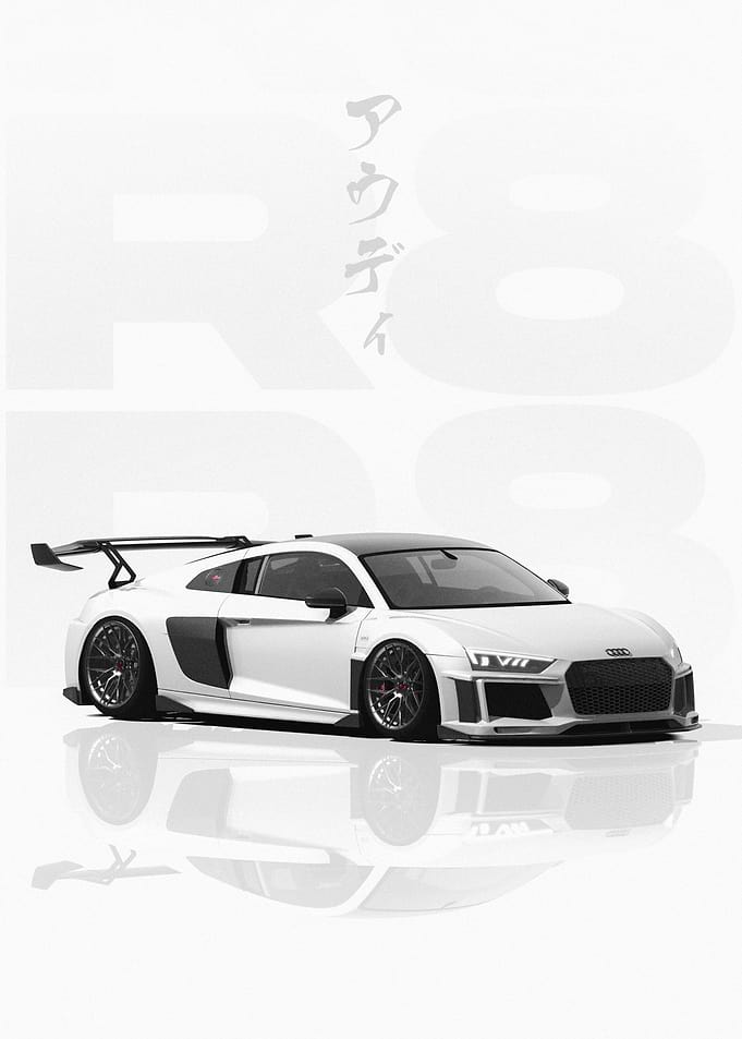 White ABT Audi R8