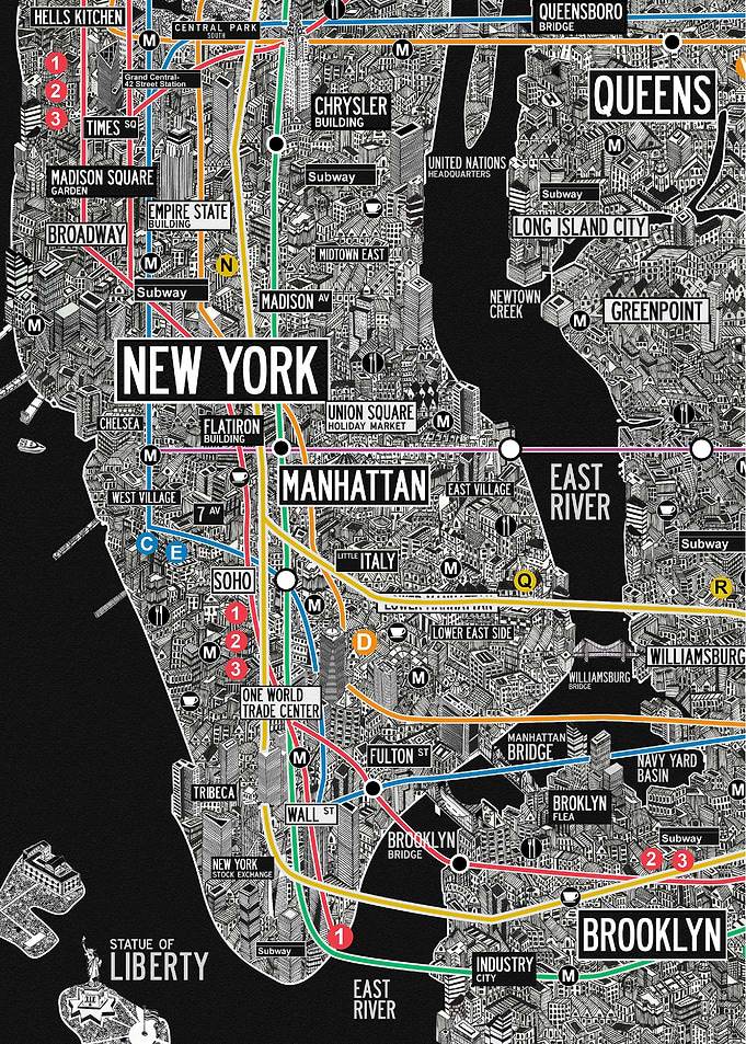 New York City NYC map