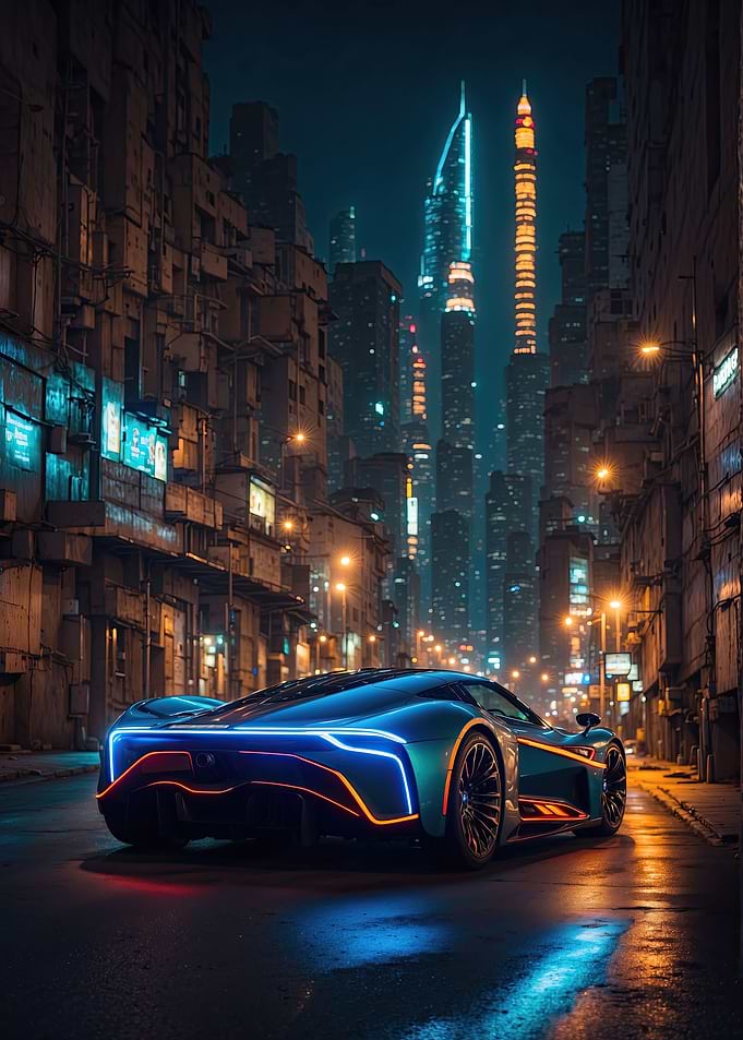 Blue Hypercar