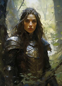 Female Knight Fantasy Art