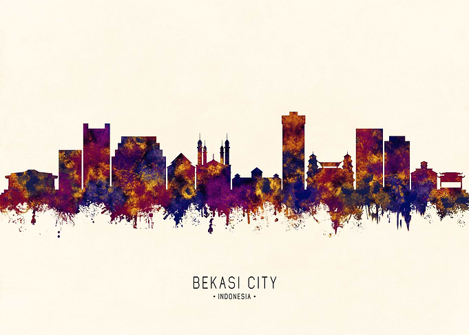 Bekasi Indonesia Skyline