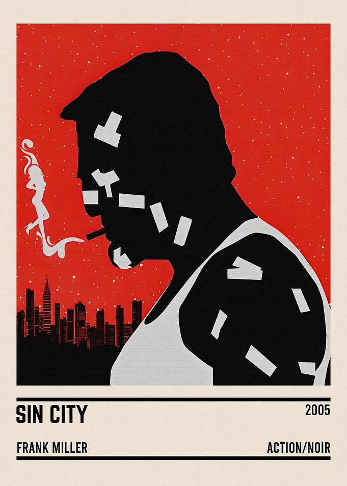 Sin City minimalist poster