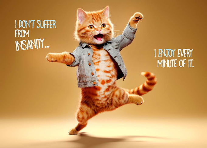 FUNNY CAT Dancing crazy