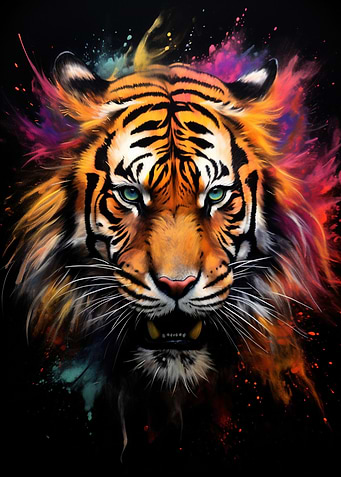 Powder Splash Tiger