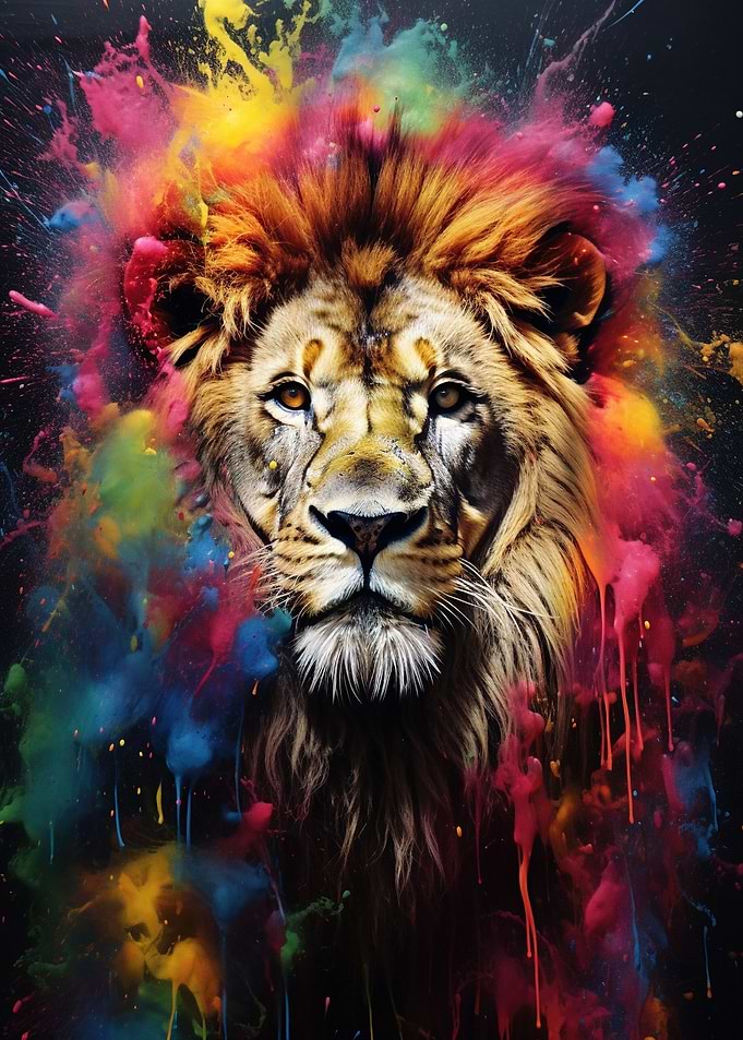 Powder Splash Lion