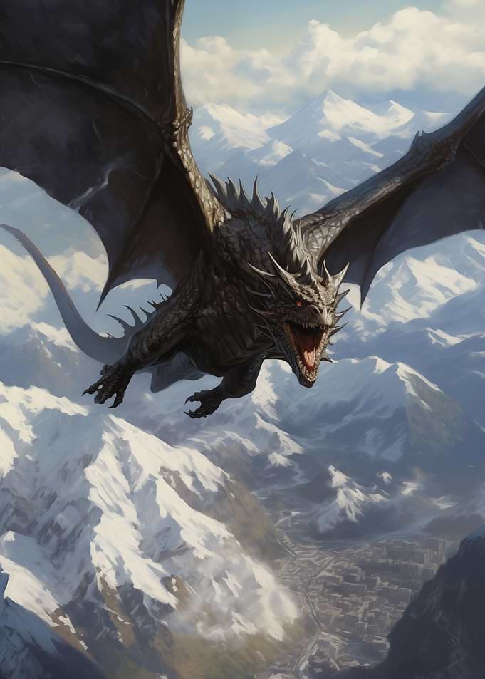 Dragon Flying Fantasy