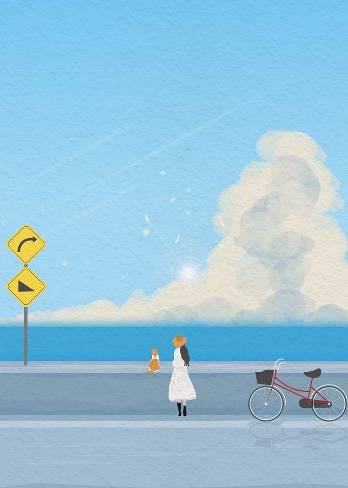 Bicycle on the beach