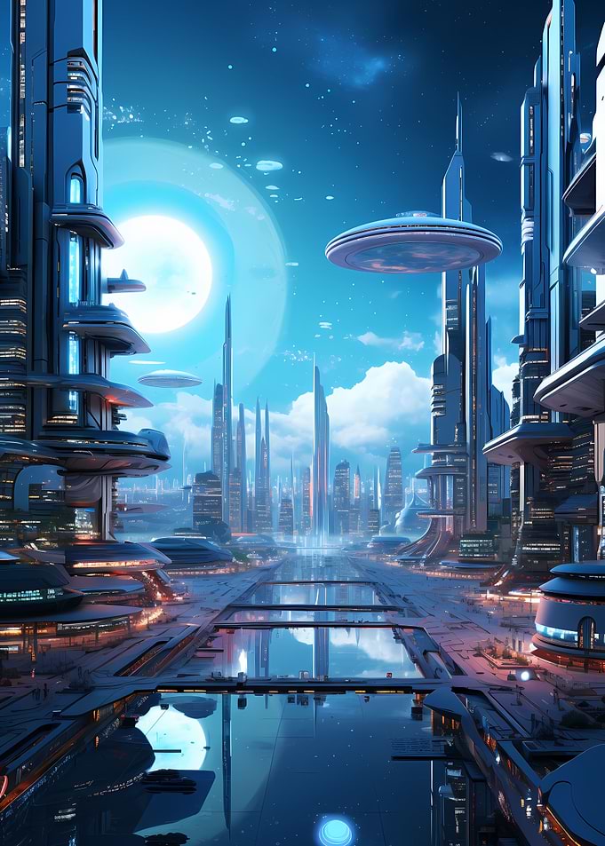 Epic Futuristic Cityscape