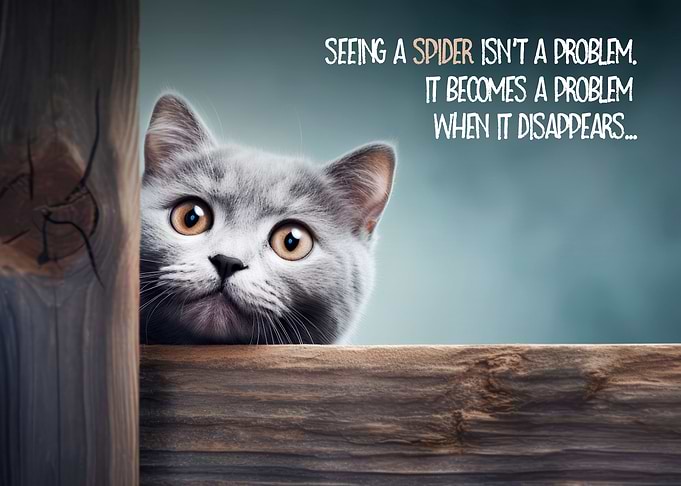 FUNNY CAT Spider