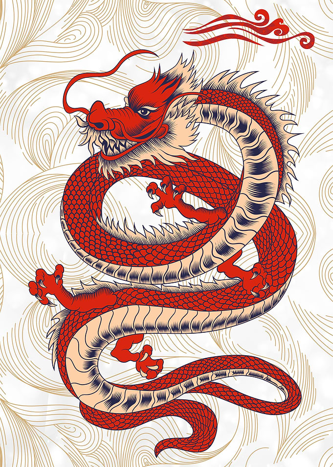 Japanese Vintage Dragon