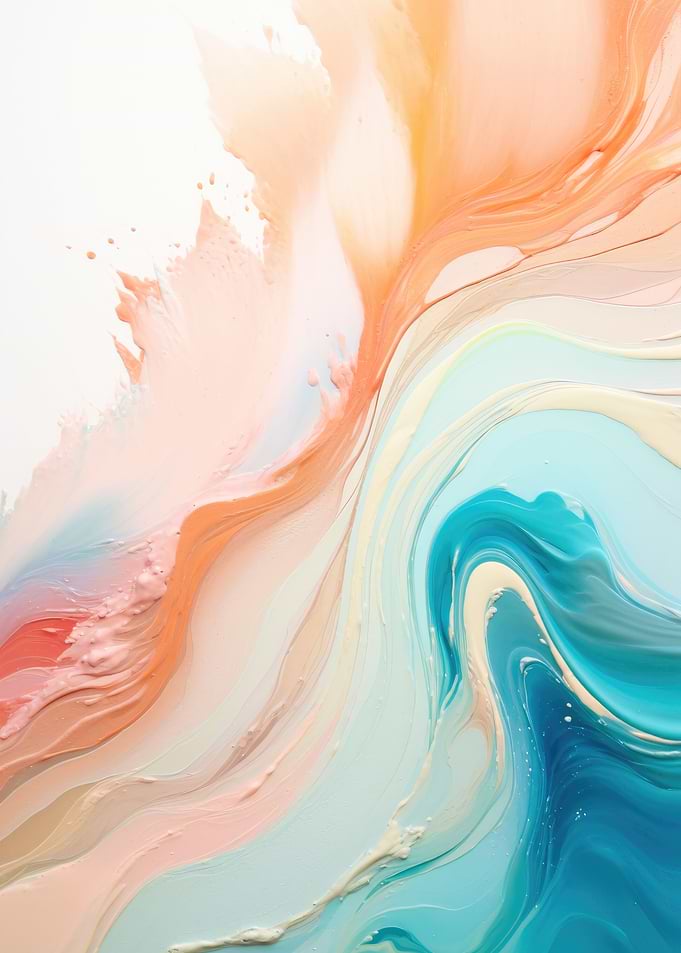 Pastel Ocean Waves 02