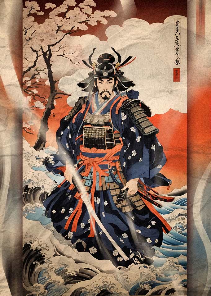 Vintage Japanese Samurai
