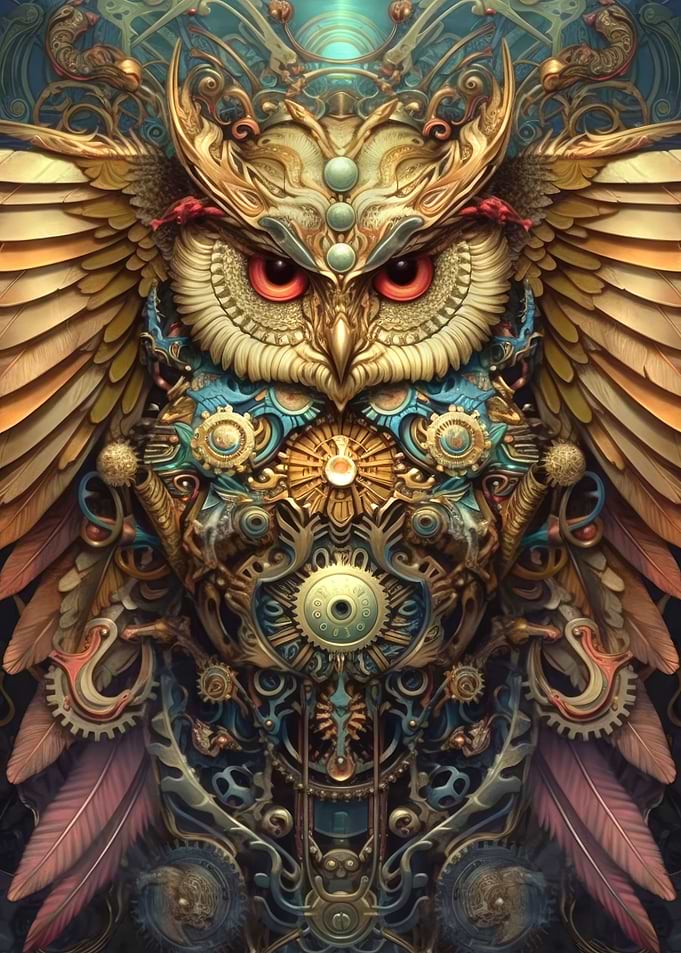 Biomechanical Owl 1