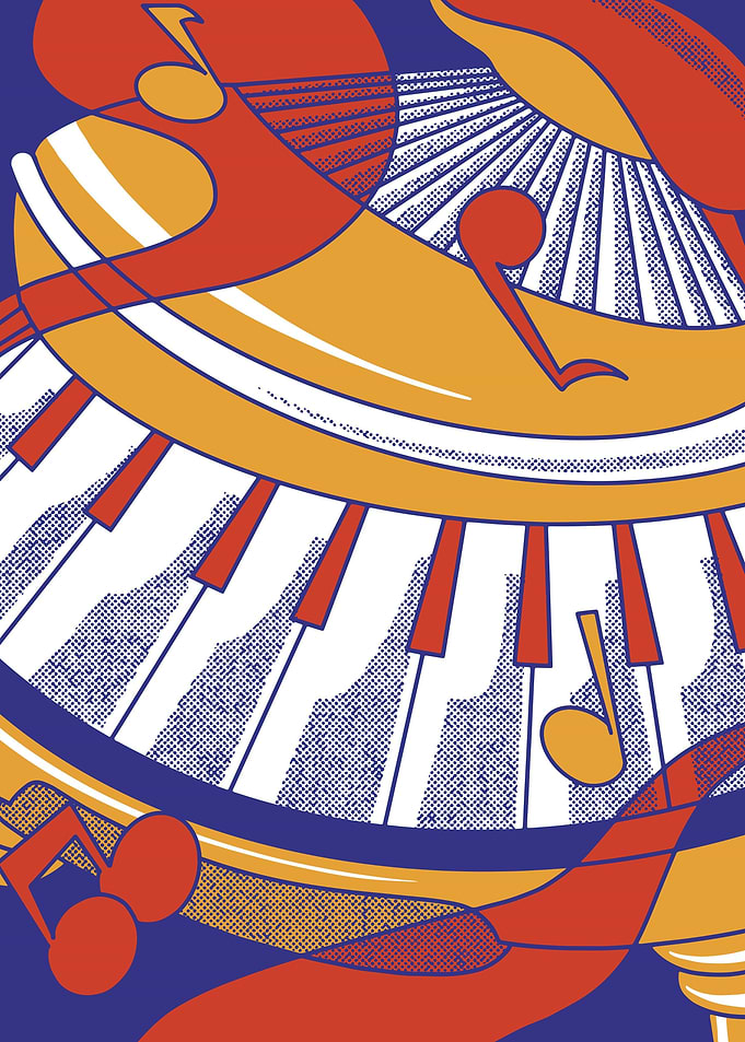 Piano Abstract