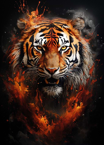 Powder Splash Tiger