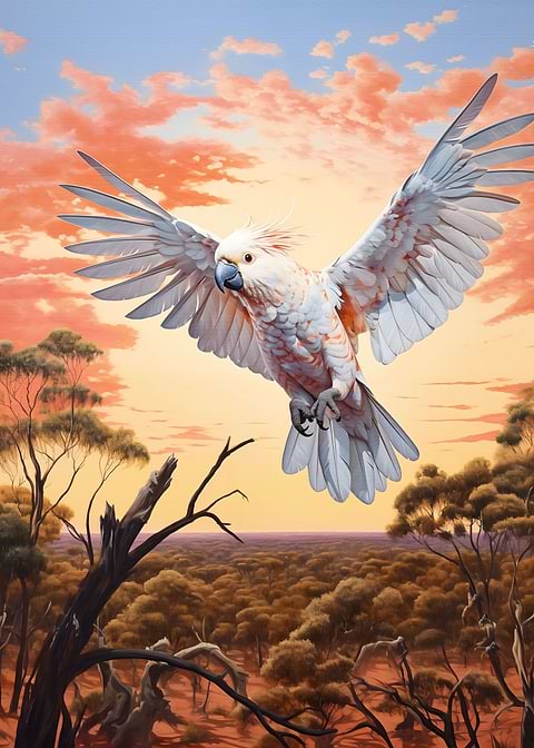 Outback Serenity — living room metal wall art