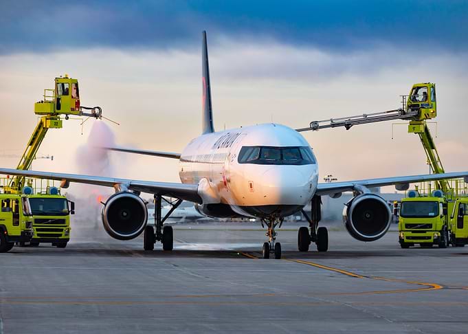 Aircraft Airbus de icing