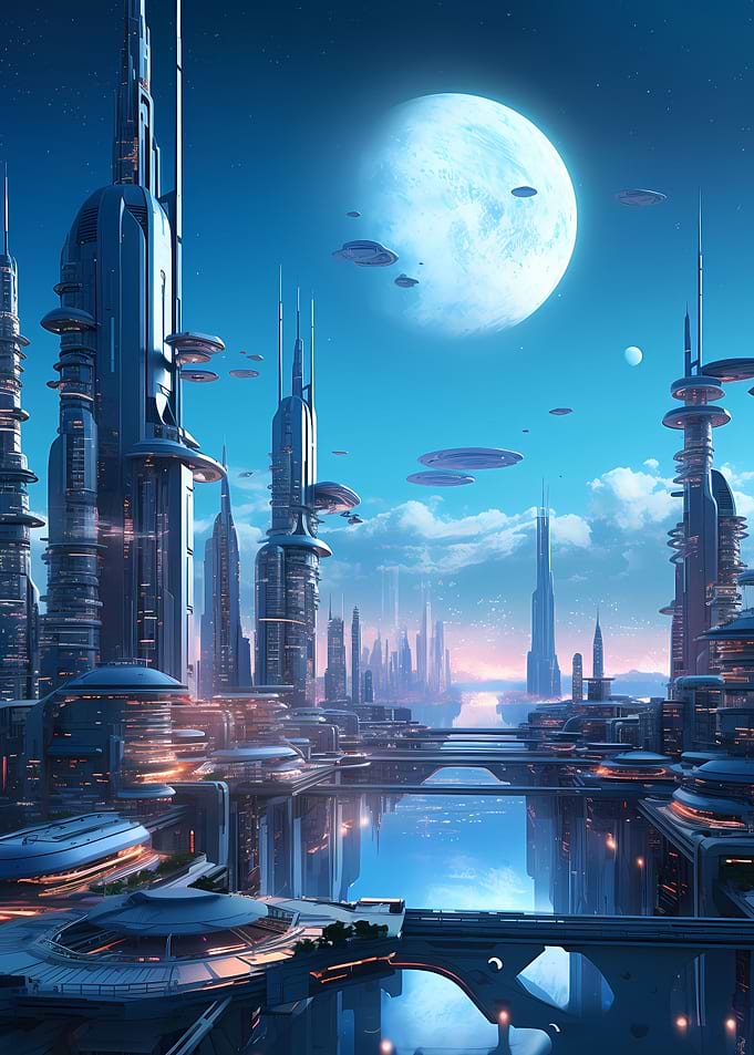 Epic Futuristic Cityscape