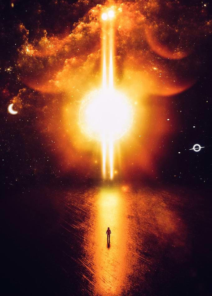 Alone at birth of Universe