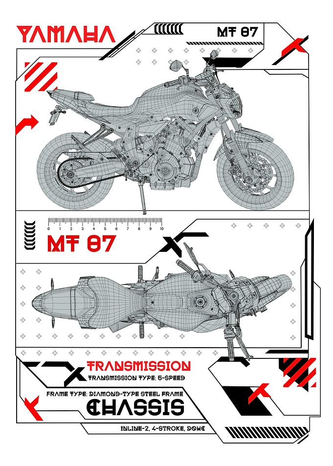 Yamaha MT 07 Bike