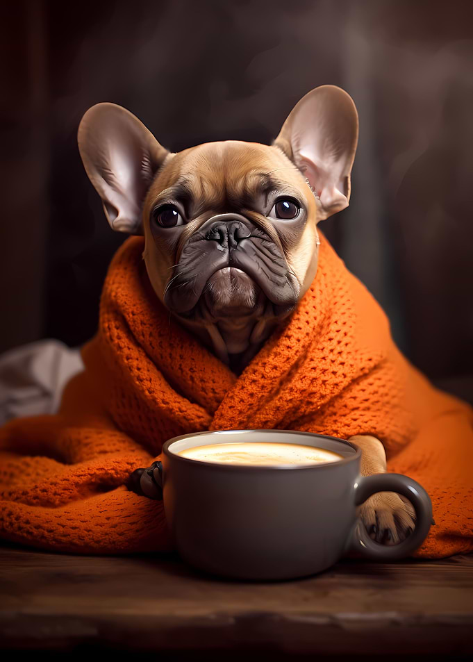 Cute French Bulldog Coffee