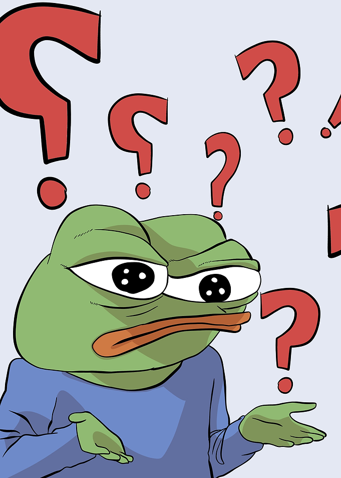 confused pepe meme