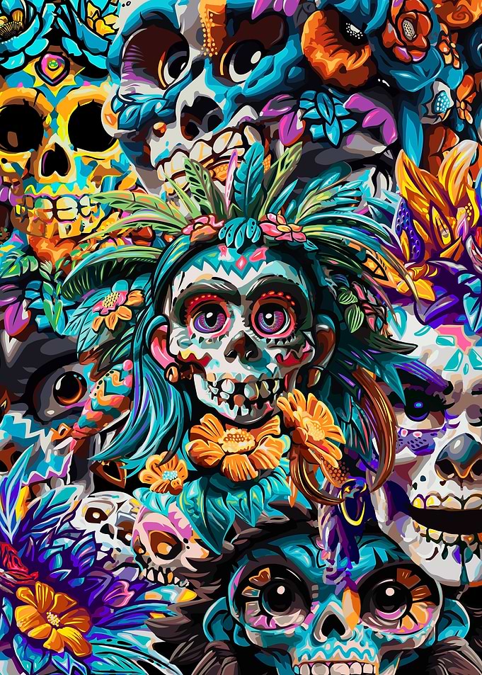 World native skull