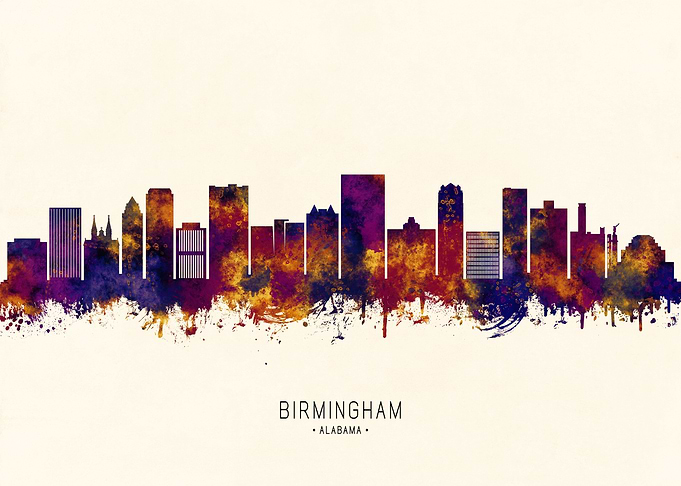 Birmingham Alabama Skyline