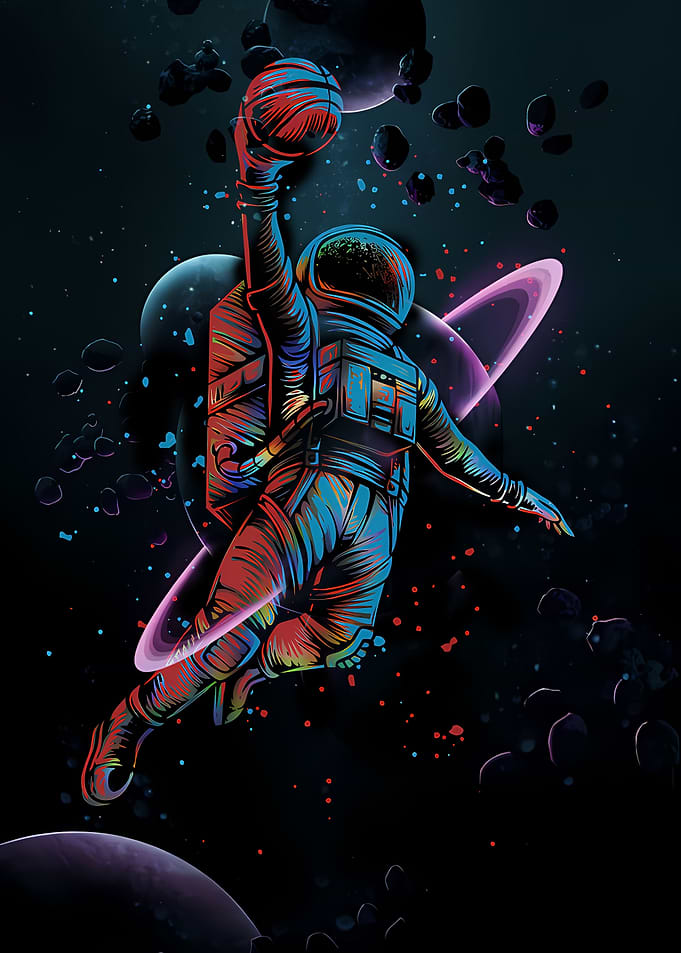 Sport Basketball Astronaut