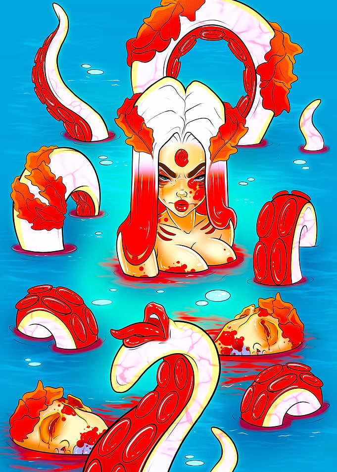 Horror Sea Witch