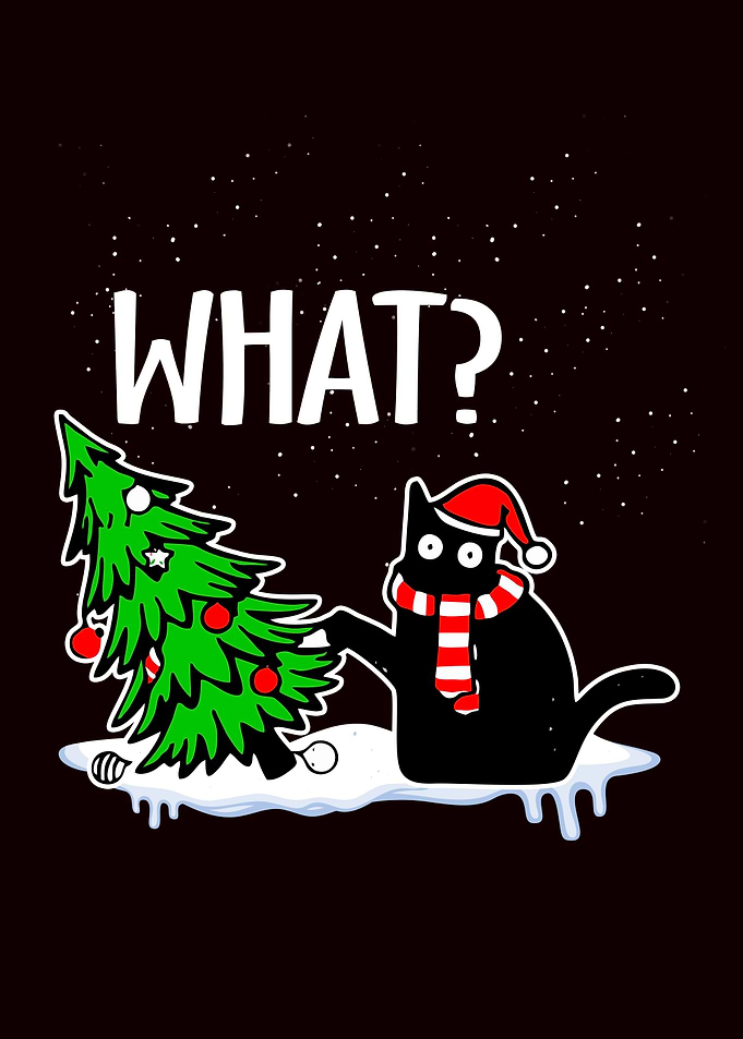 Cat Christmas Tree