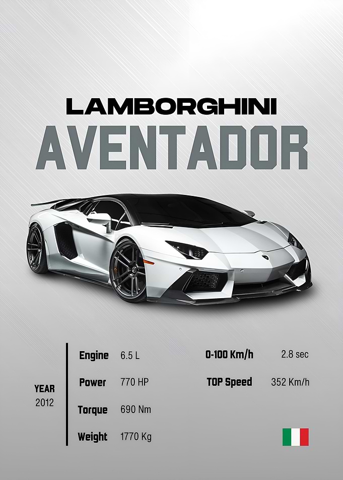 Super Car Poster