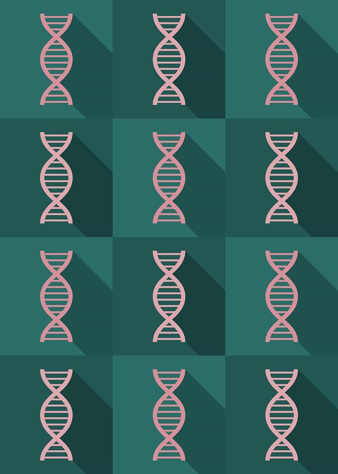 DNA Science Icons Pop Art