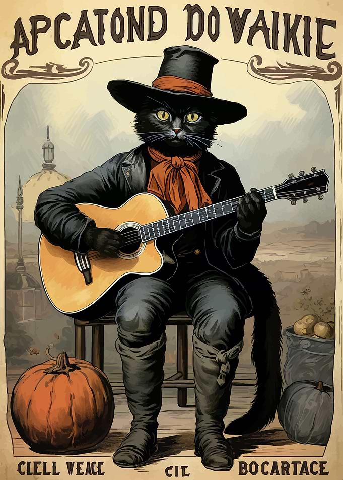 Black Cat Musician