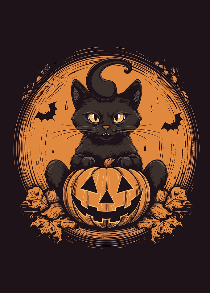 Halloween Black Cat