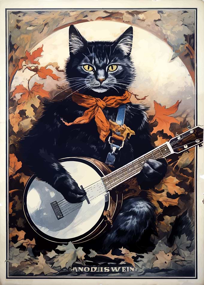 Black Cat Musician