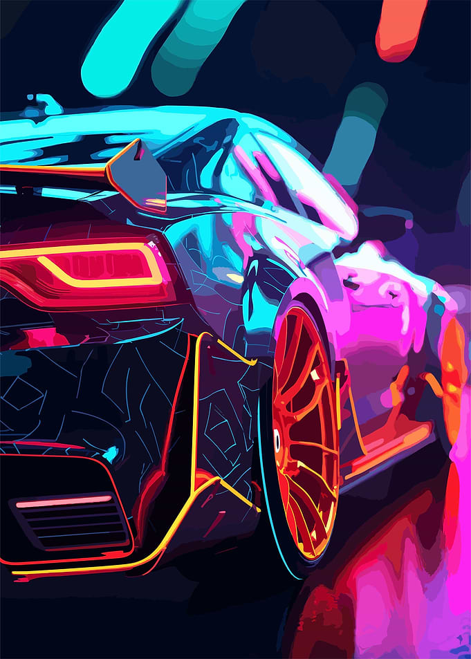drift car back
