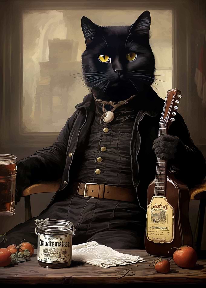 Black Cat Musician
