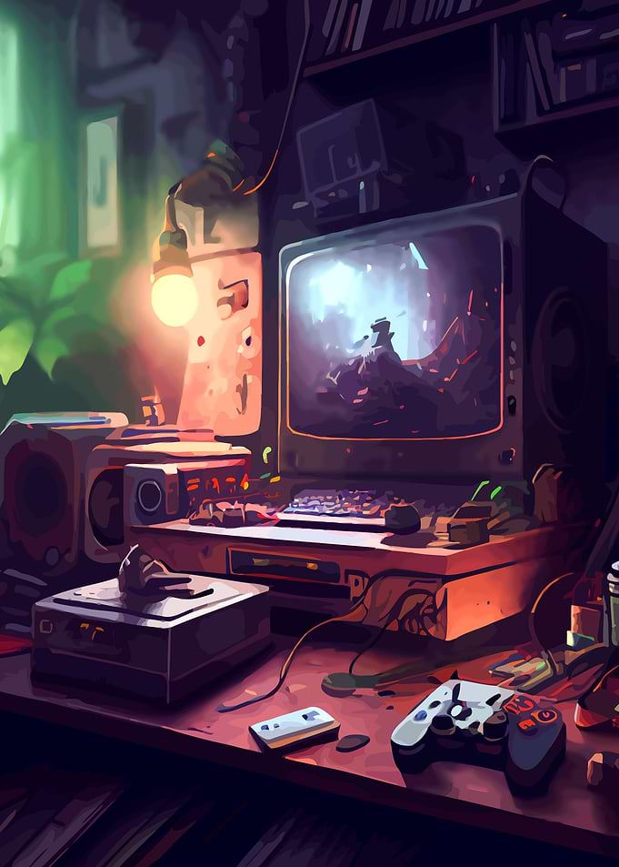 Gaming Room Gamer Game