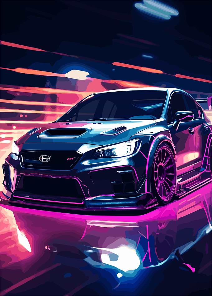 neon cars