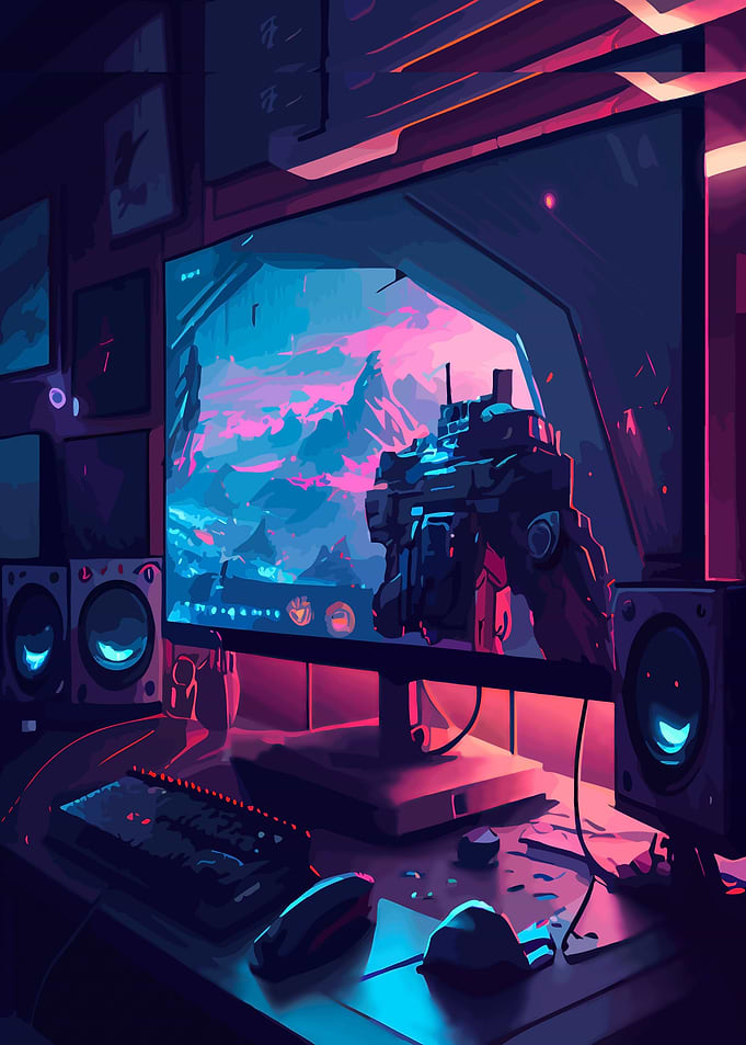 Gaming Room Gamer Game
