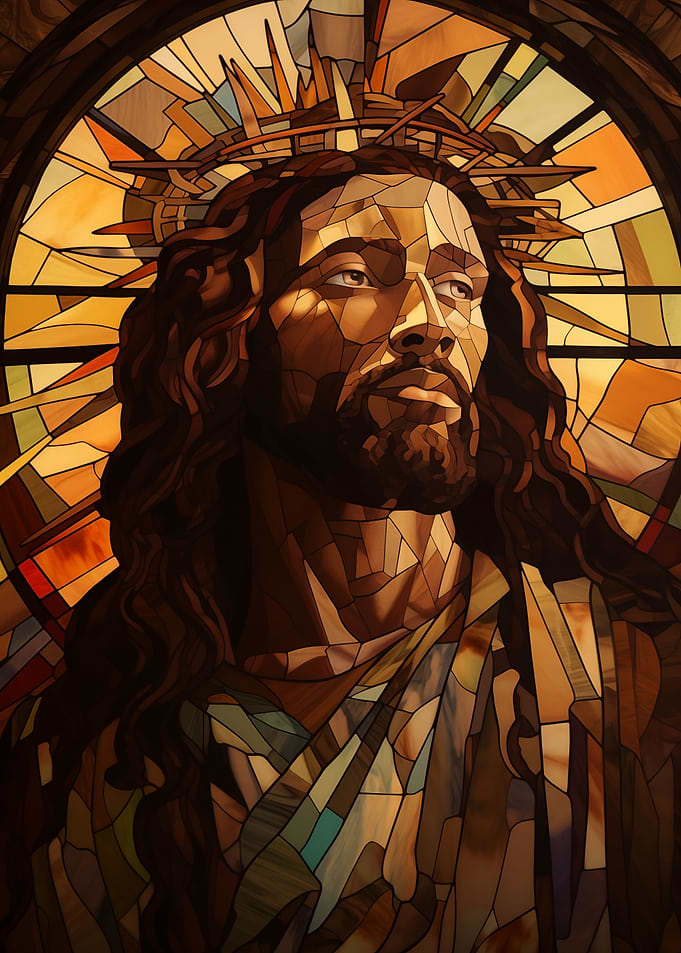Black Jesus Christ Poster