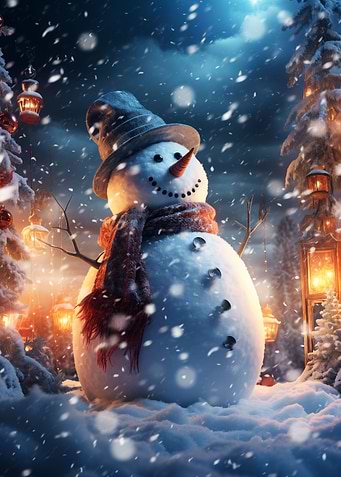 frosty snowman