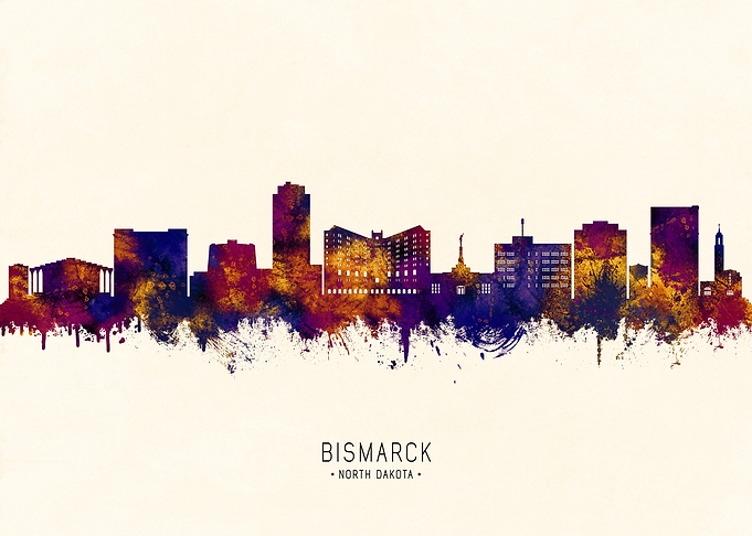 Bismarck ND Skyline