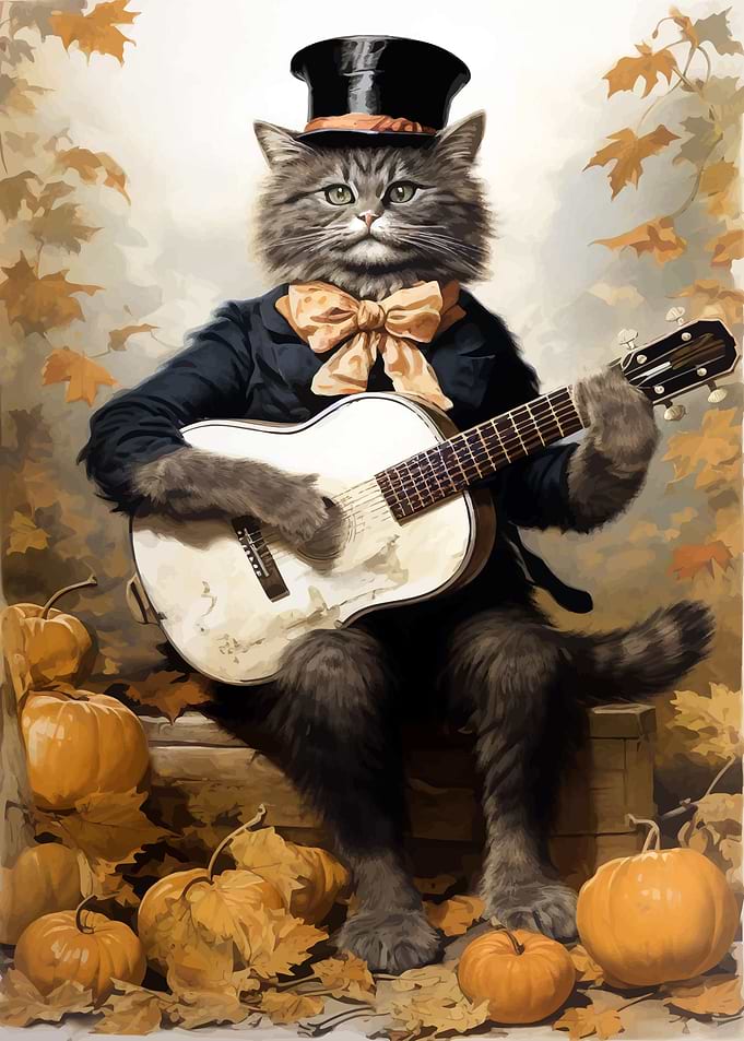 Black Cat Musician
