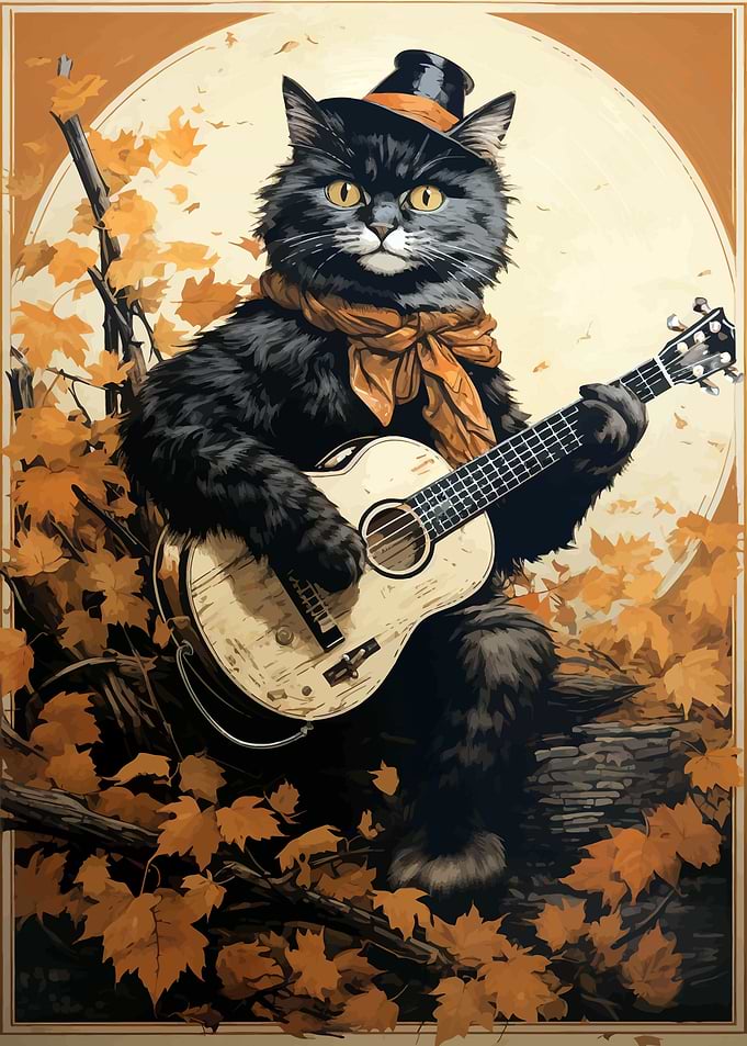 Black Cat Musician