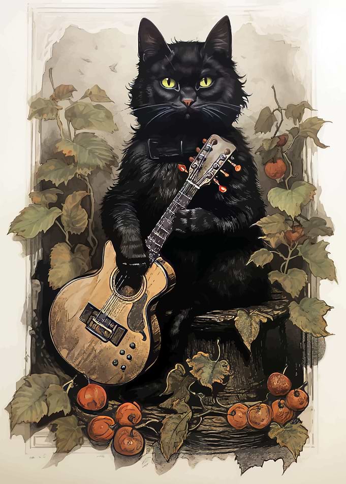 Black Cat Musician